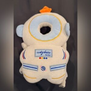 Space Explorer baby head protector pillow- White and Blue